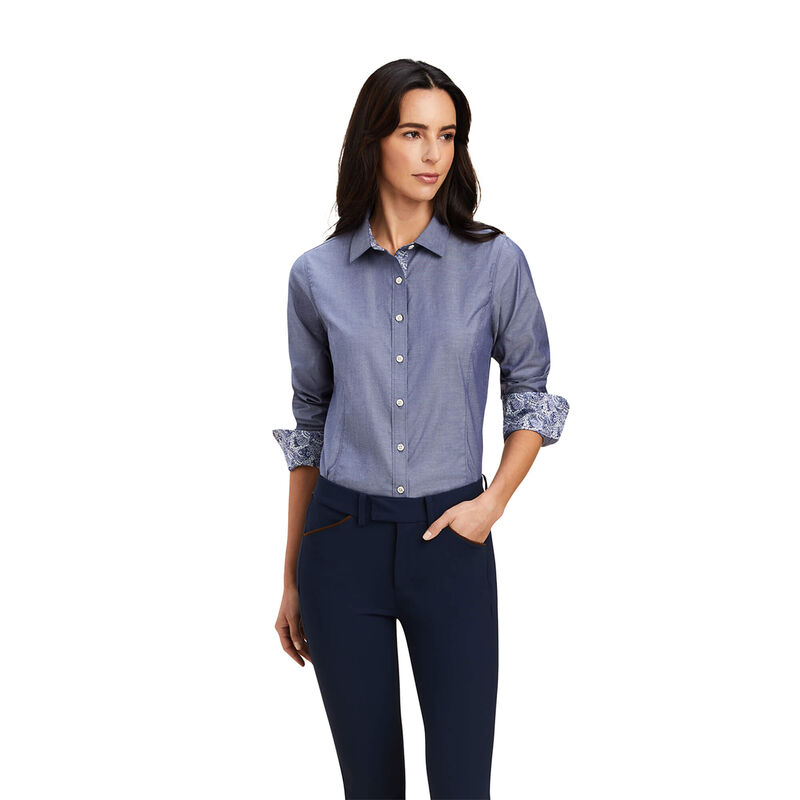 Ariat Hemden Damen - Tomales DunkelBlau ( OMASJ-8793 )